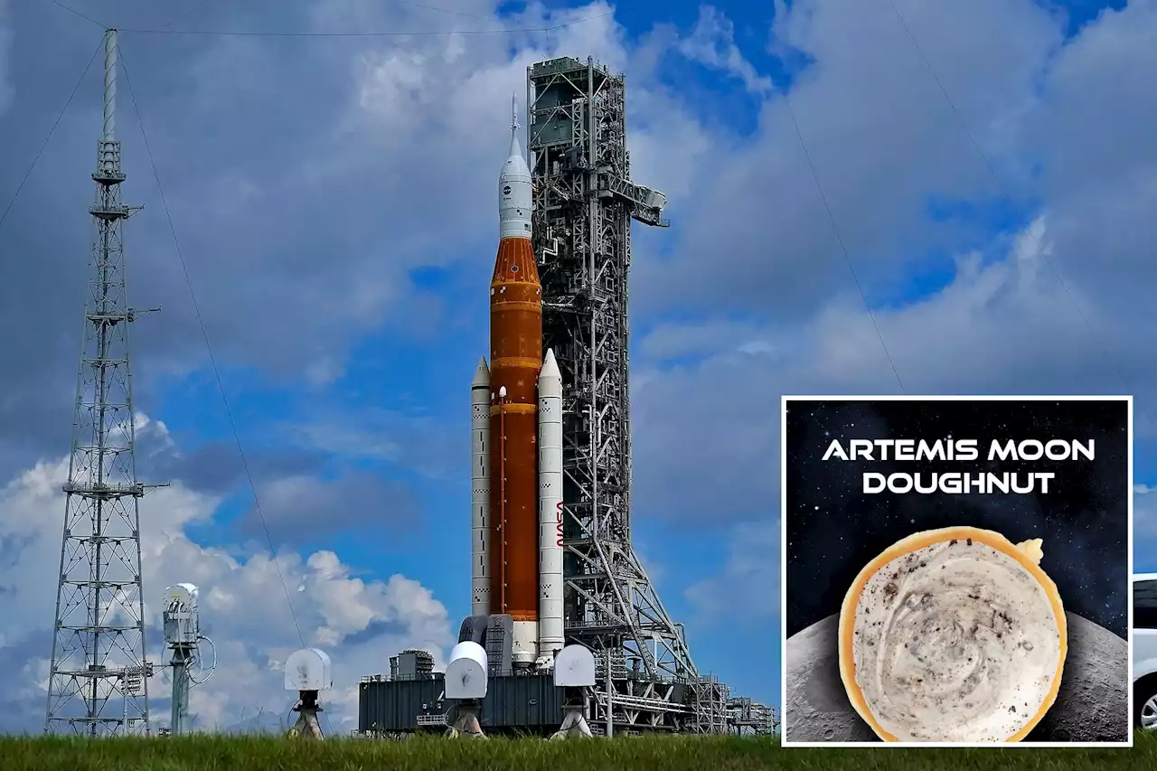 Krispy Kreme unveils out-of-this-world doughnut to honor NASA’s Artemis I mission