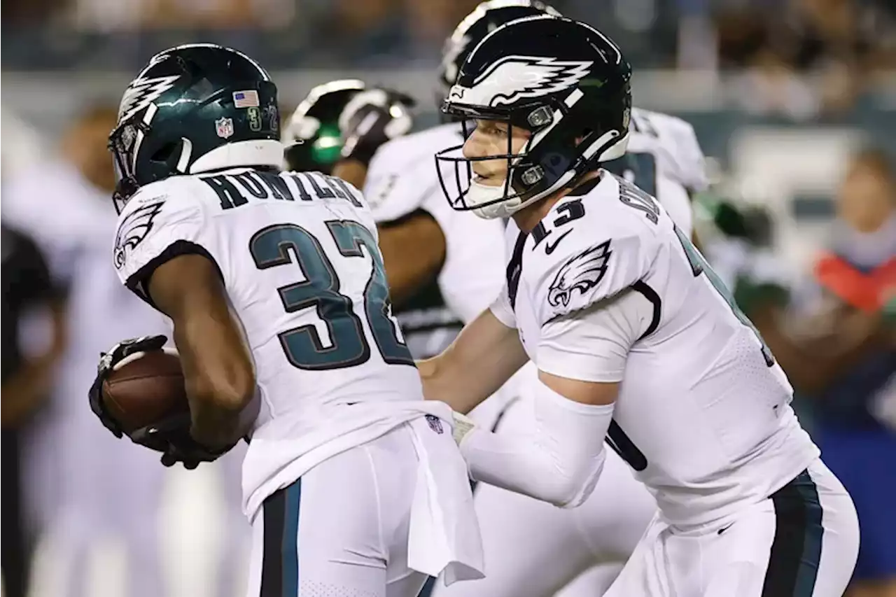 Watch: Eagles’ Jason Huntley runs for a 67-yard TD vs. Dolphins