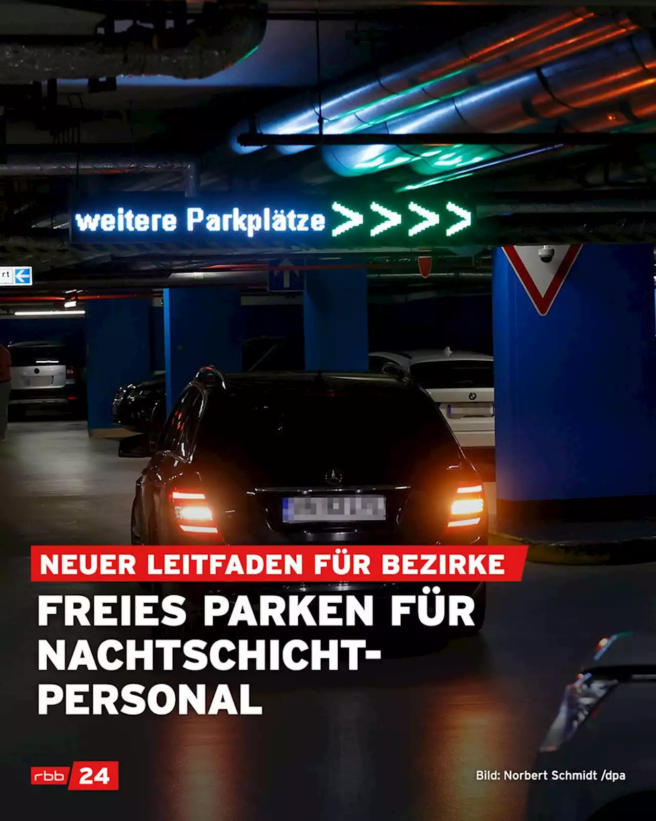 Freies Parken soll für Nachtschichtarbeiter in Berlin einfacher werden