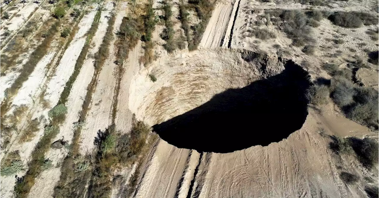 Chile warns area around sinkhole at high risk of further collapse