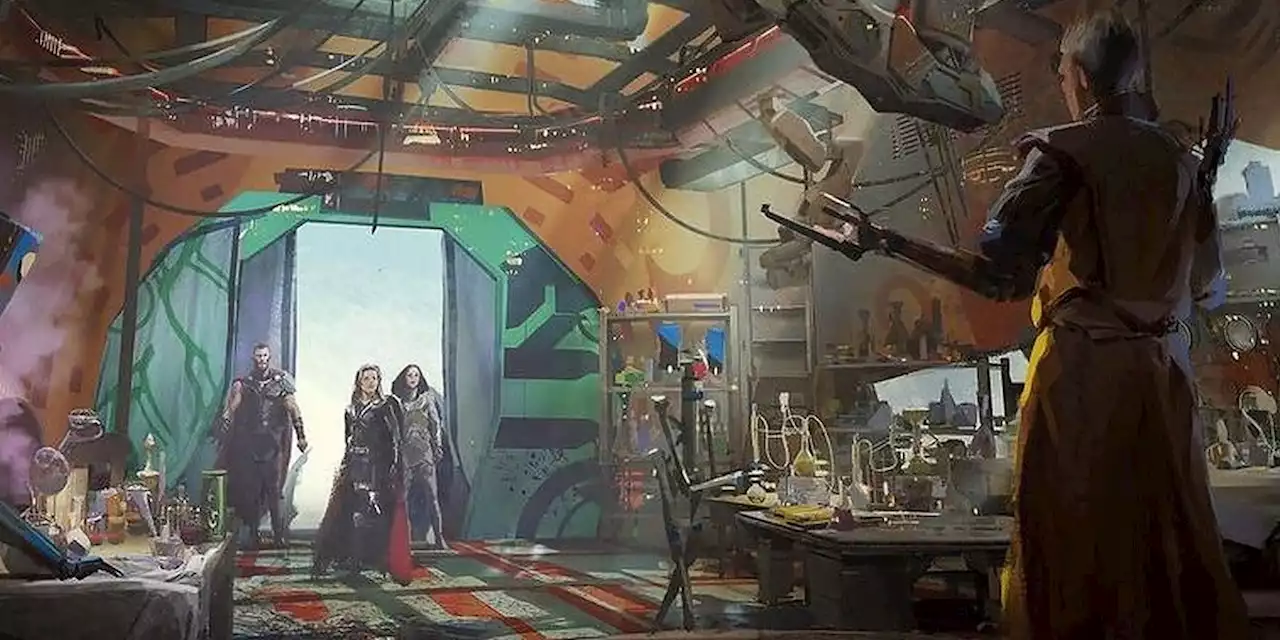 Thor: Love & Thunder Concept Art Shows The Grandmaster With Robotic Arms
