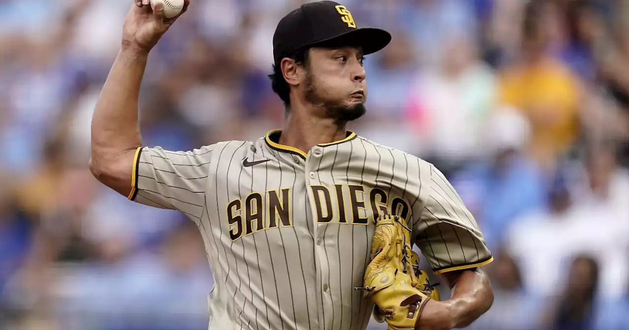 Darvish overcomes slow start, Padres score early in victory over Royals