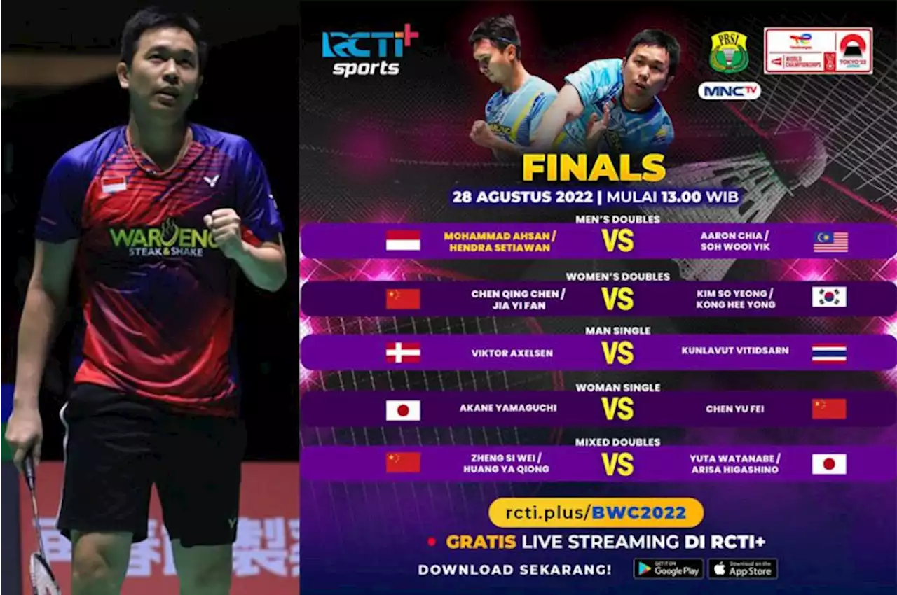 LIVE Streaming RCTI+ Final BWF World Championship 2022: Beri Dukungan untuk The Daddies!