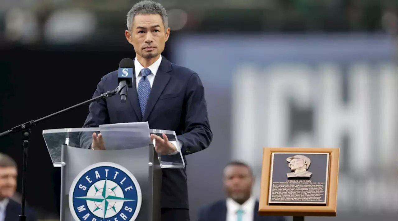 Ichiro Joins Ken Griffey Jr., Edgar Martinez in Mariners’ Hall of Fame