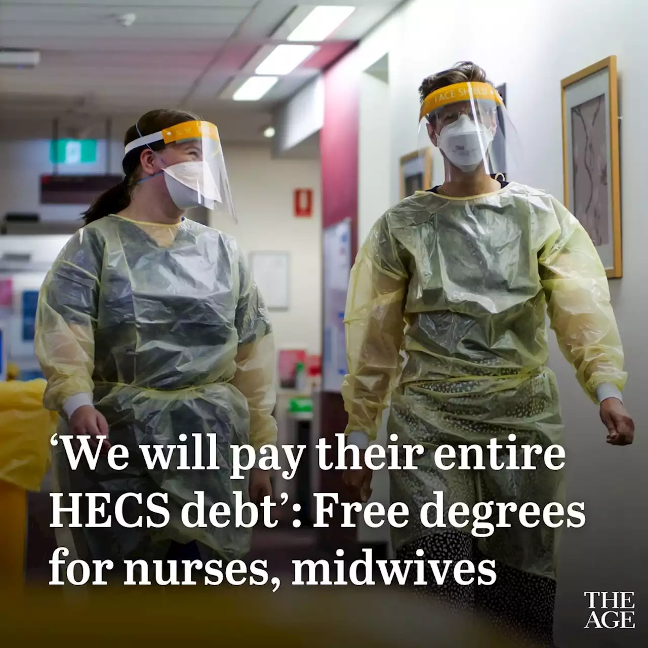 ‘We will pay their entire HECS debt’: Free uni degrees for Victorian nurses, midwives