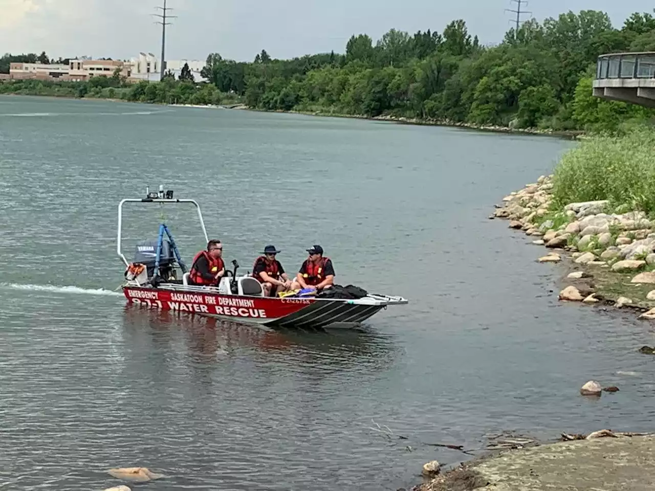 Three-hour rescue to save three Sask. paddlers stranded by storm