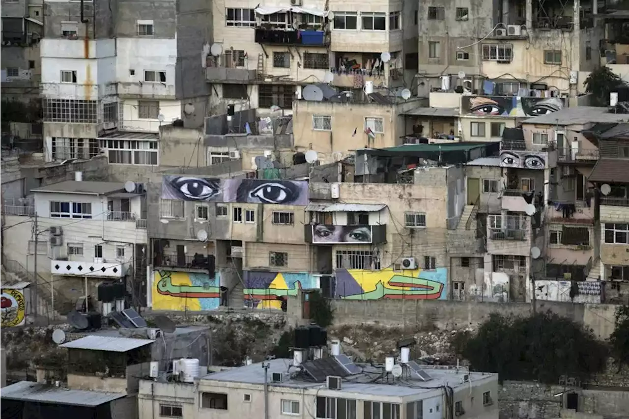 Huge eye murals bear witness to Palestinians in Israel-occupied Jerusalem