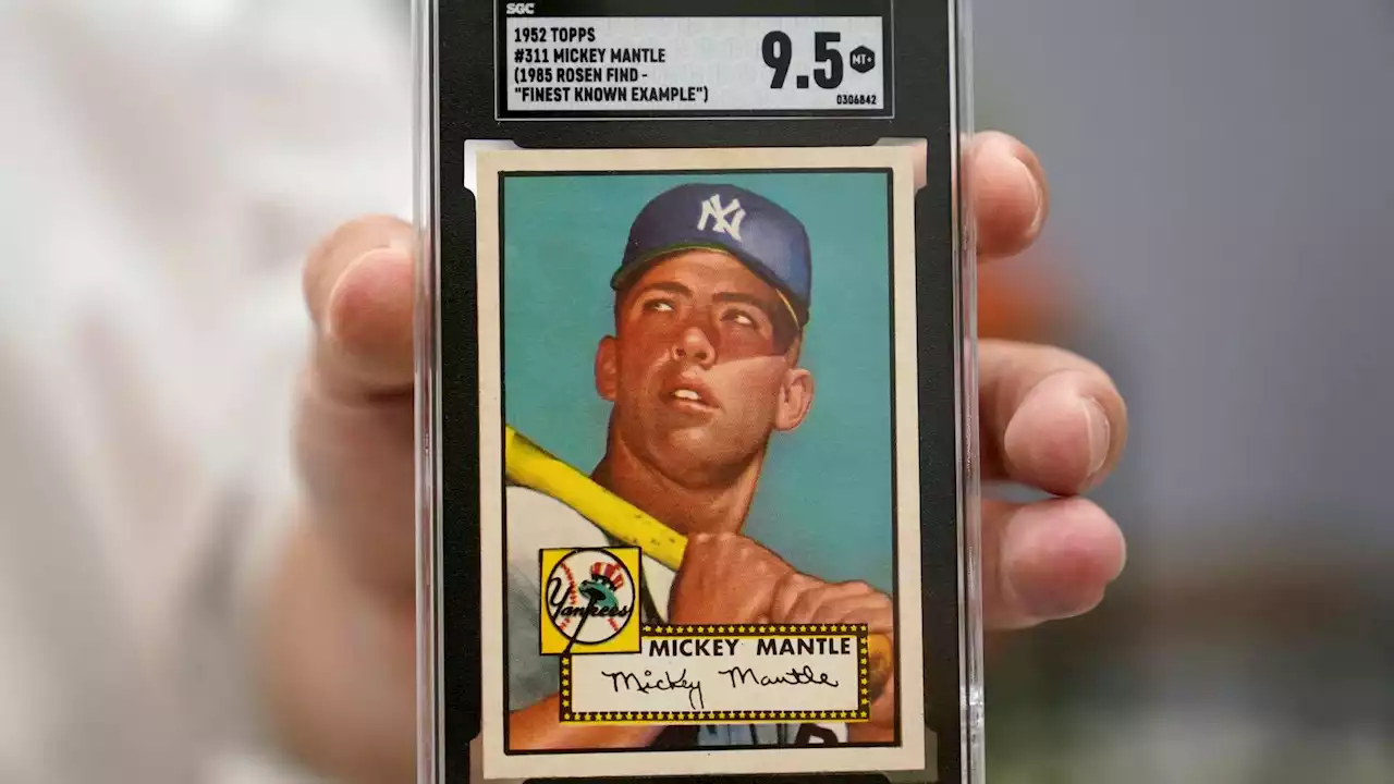 Mickey Mantle baseball card breaks record, as sports memorabilia soar