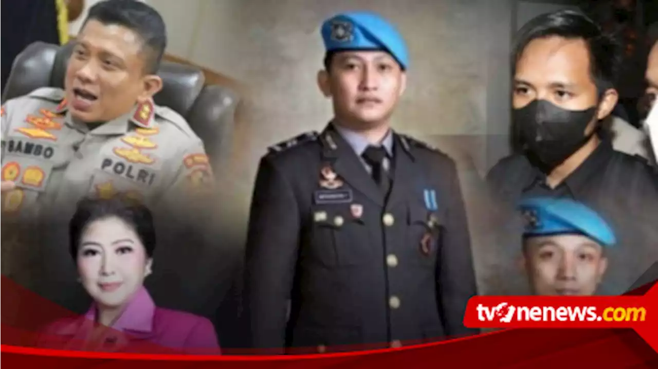 Pertama Kalinya ´Reuni´ 5 Tersangka Kasus Brigadir J, Irjen Ferdy Sambo, Putri Candrawathi, Bharada E, Bripka RR dan Kuat Ma´ruf Dihadirkan Pada Rekonstruksi Selasa Lusa