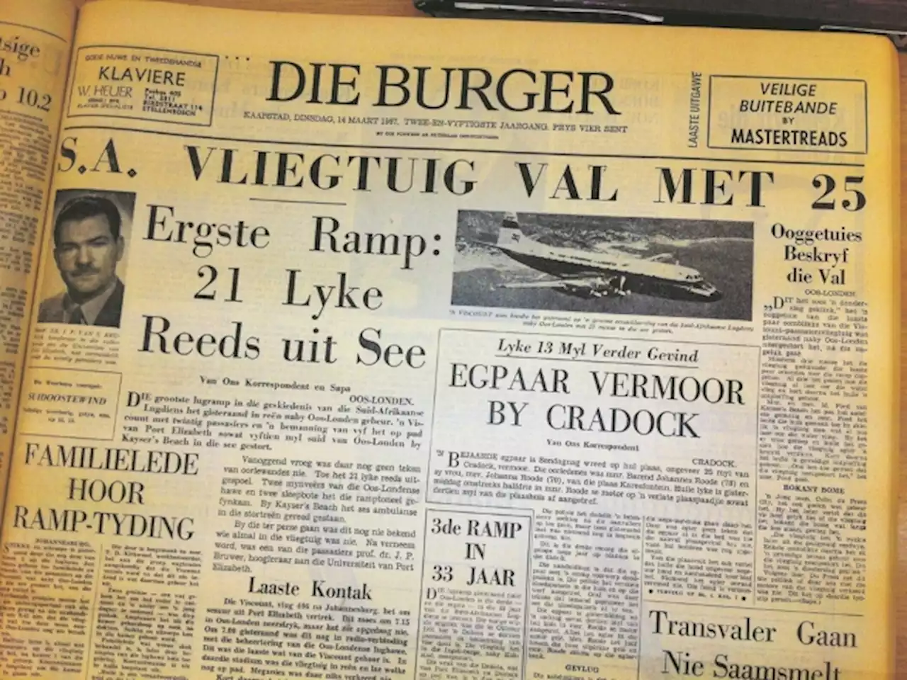 Man Claims To Have Solved Infamous 1967 Eastern Cape Plane Crash...