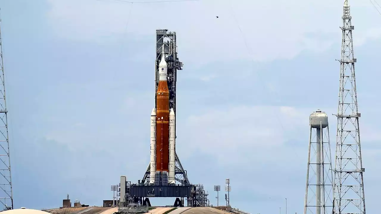 NASA moon rocket on track for launch despite lightning hits