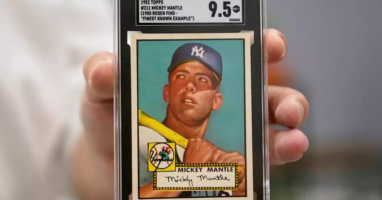 Mickey Mantle card breaks record, as sports memorabilia soar