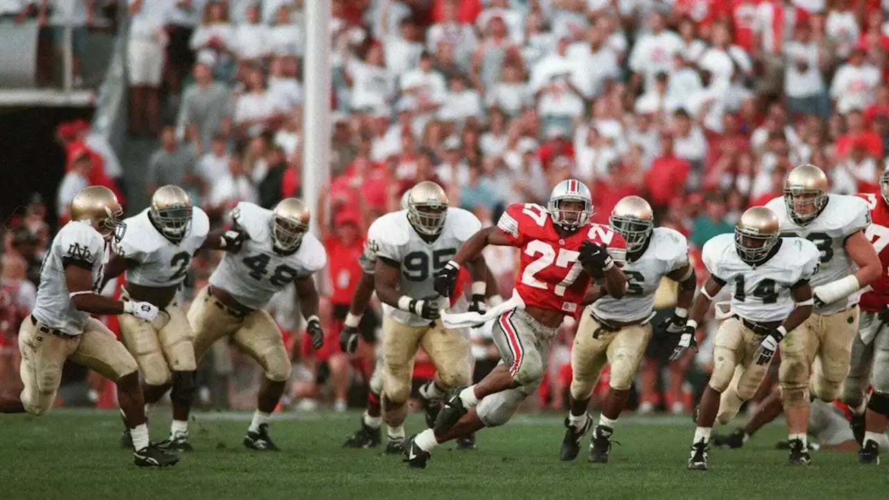 An Eddie George photo worth 61 yards: The story of the image that Notre Dame won't forget