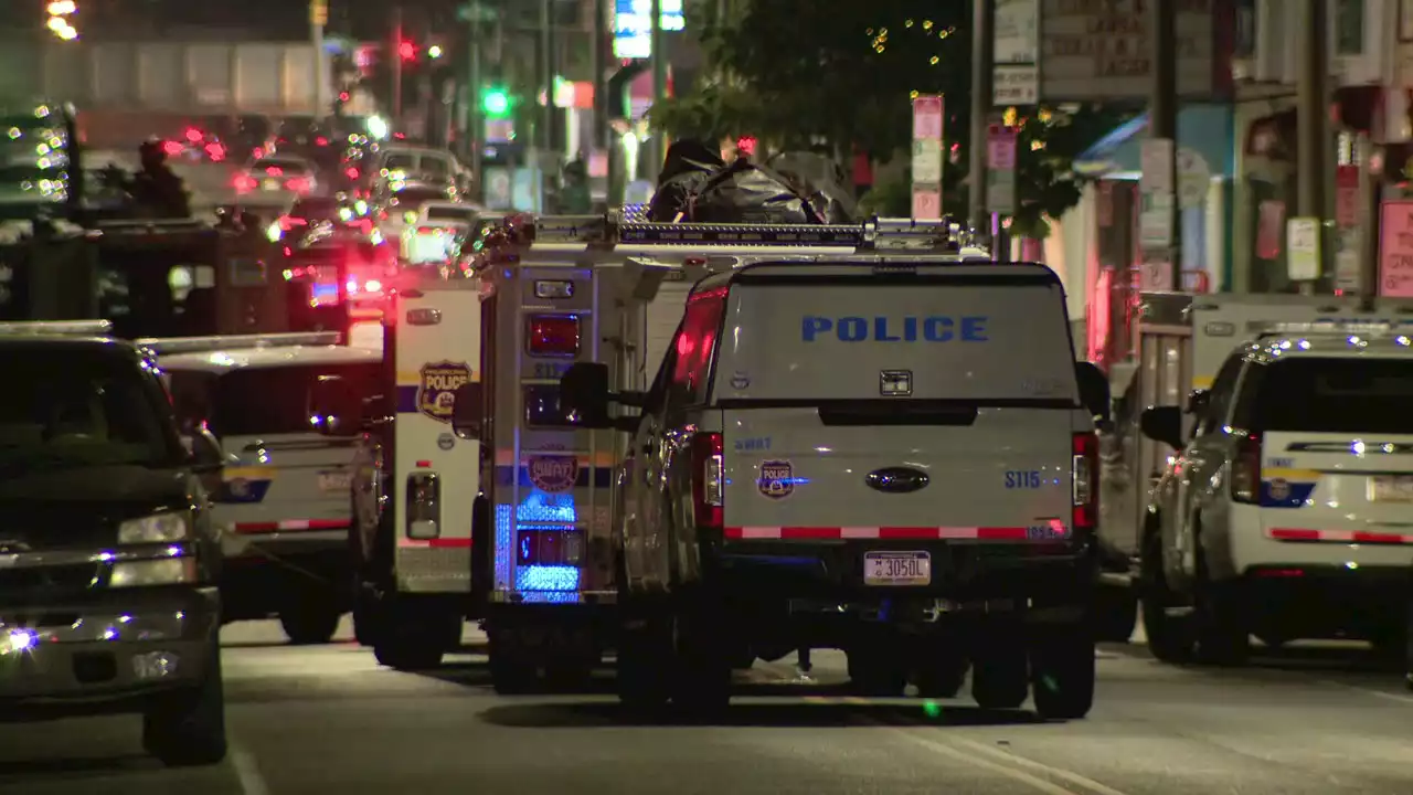 North Philadelphia standoff: Man barricaded with woman, child after shooting 3 people, police say