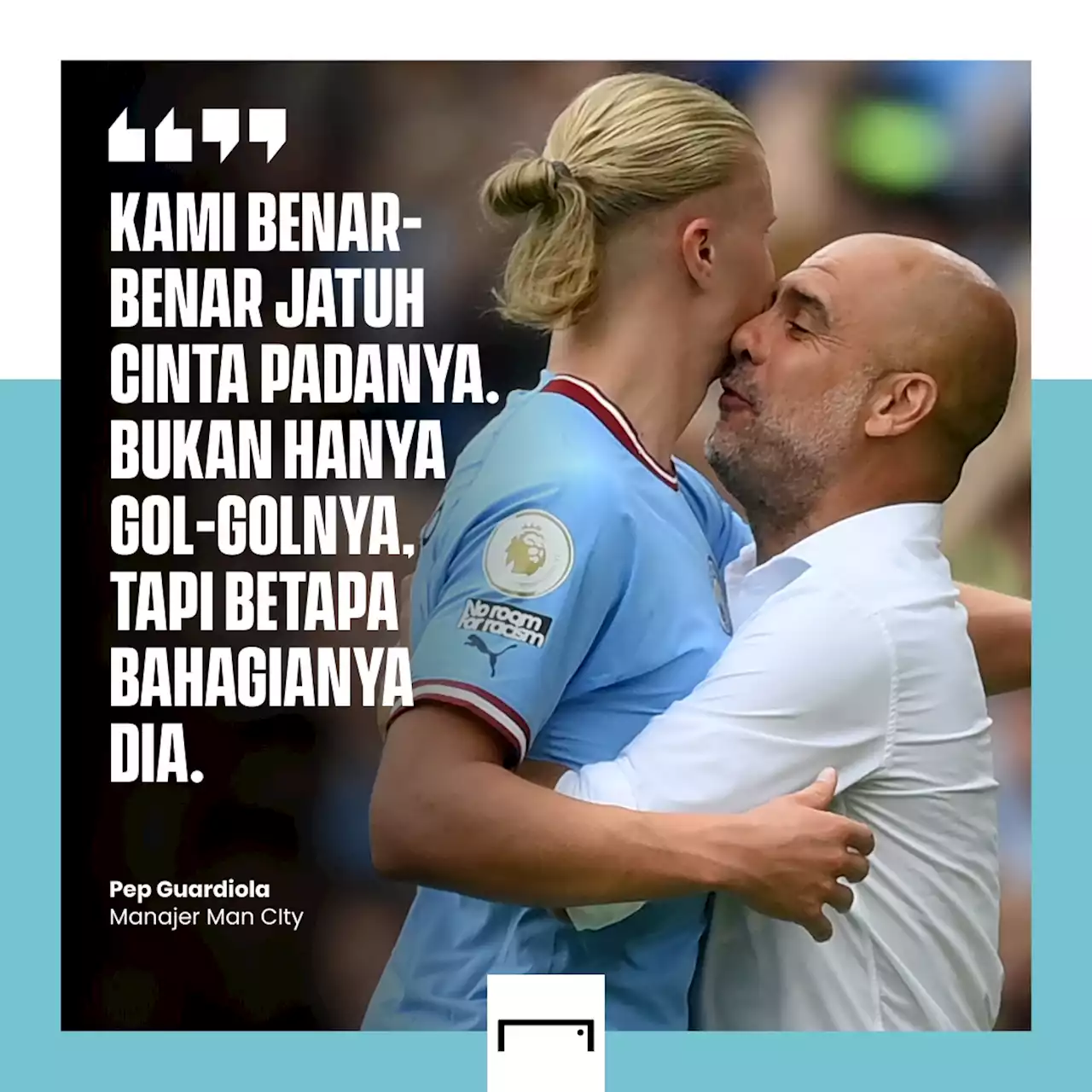 'Kami Benar-Benar Jatuh Cinta Pada Erling Haaland' - Pep Guardiola Puji Bintang Manchester City | Goal.com Indonesia