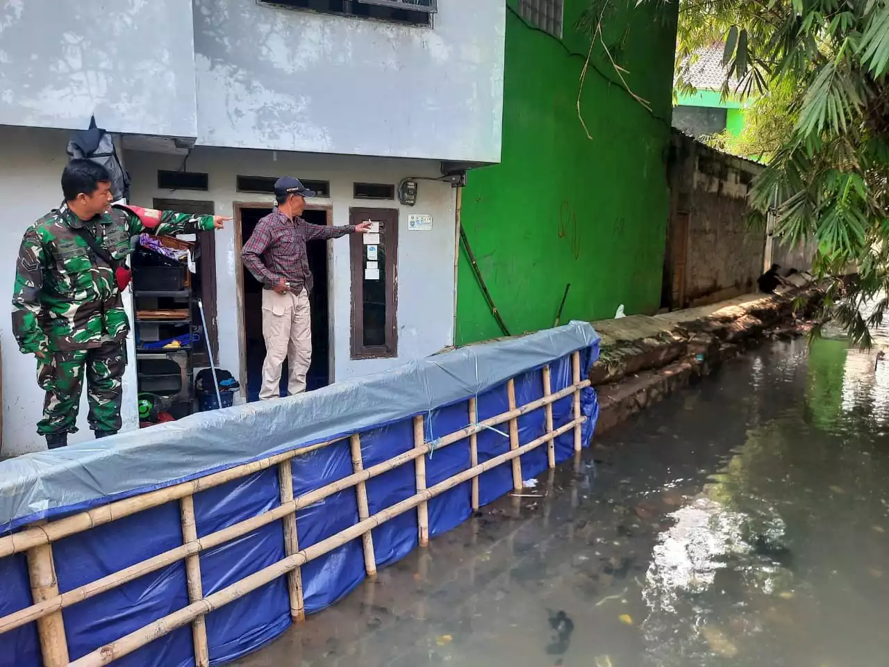 Turap Kali Sitamu Jebol, Lurah: Penanganan Awal Sudah Kami Lakukan