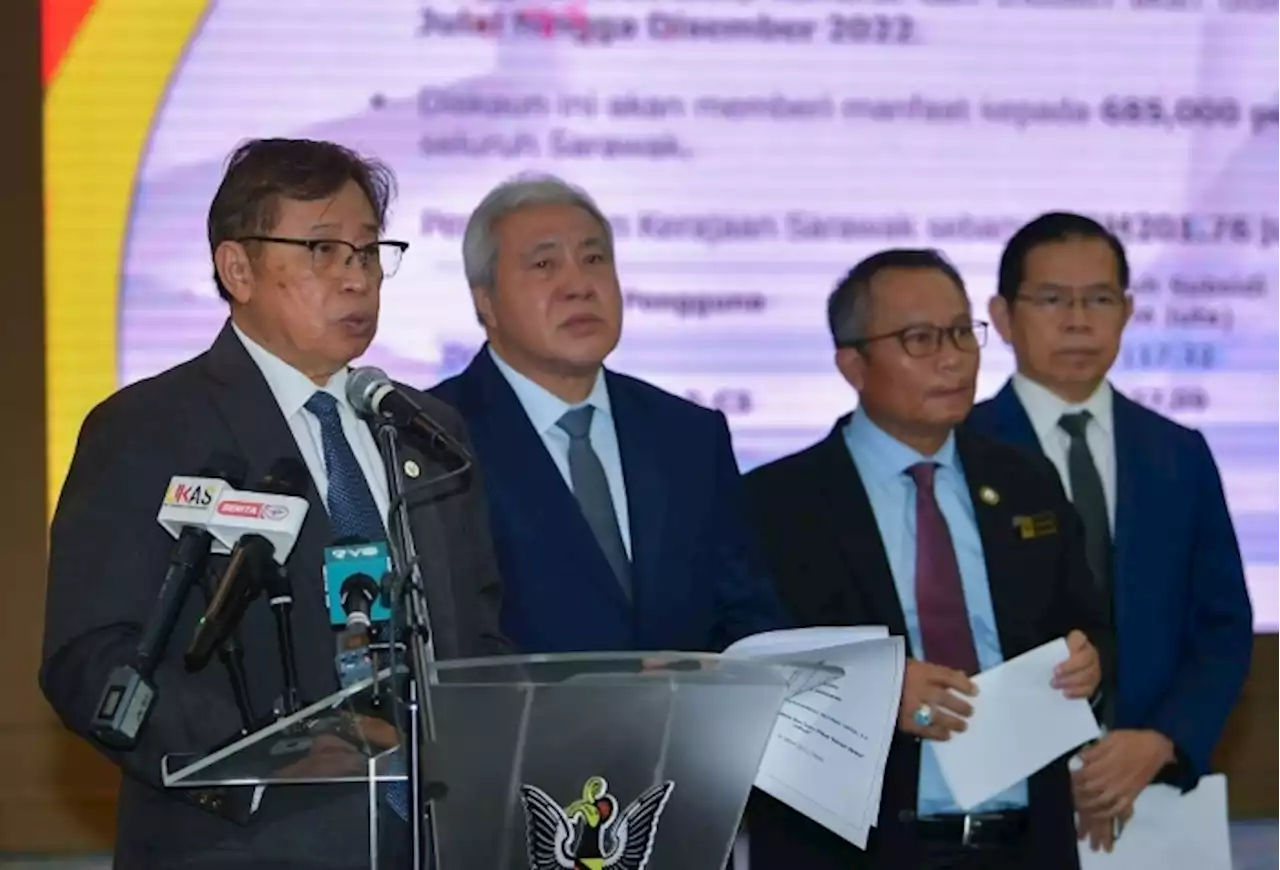 RM1b aid package to continue further six months, says Sarawak premier