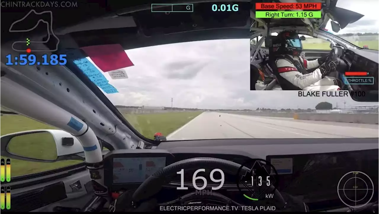 Model S Plaid Sets an EV Lap Record At Sebring