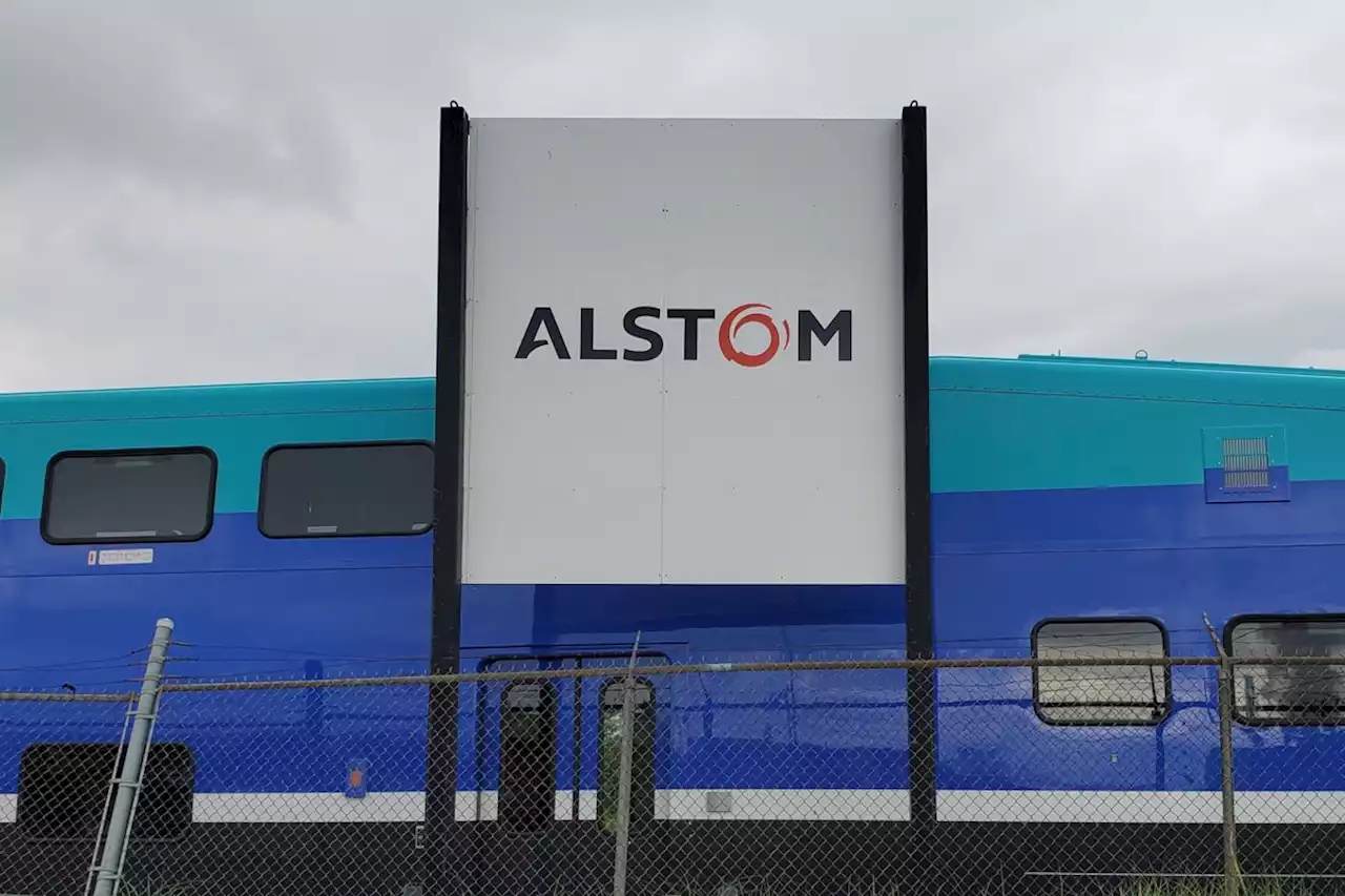 'Alstom' sign is now posted at the former Bombardier plant