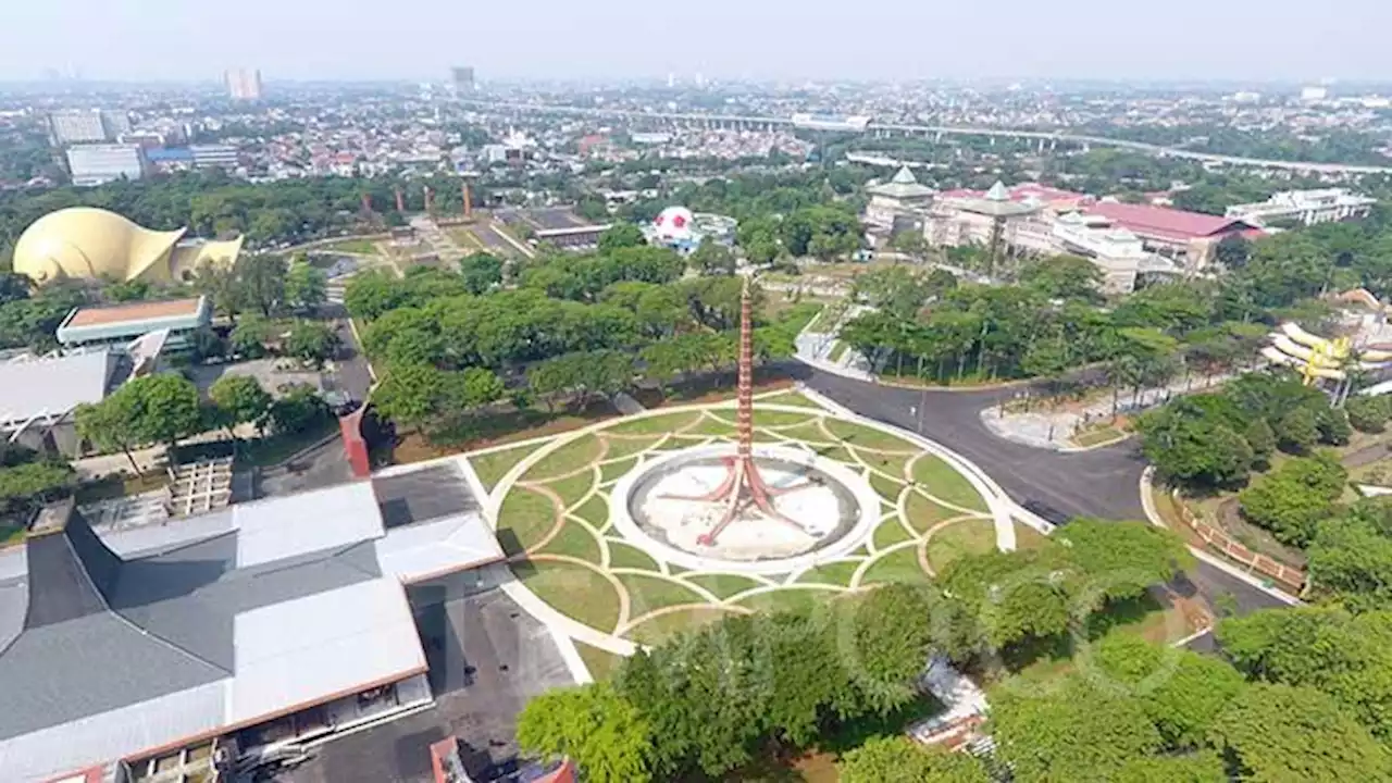 Foto Udara TMII yang Akan Dibuka pada Oktober