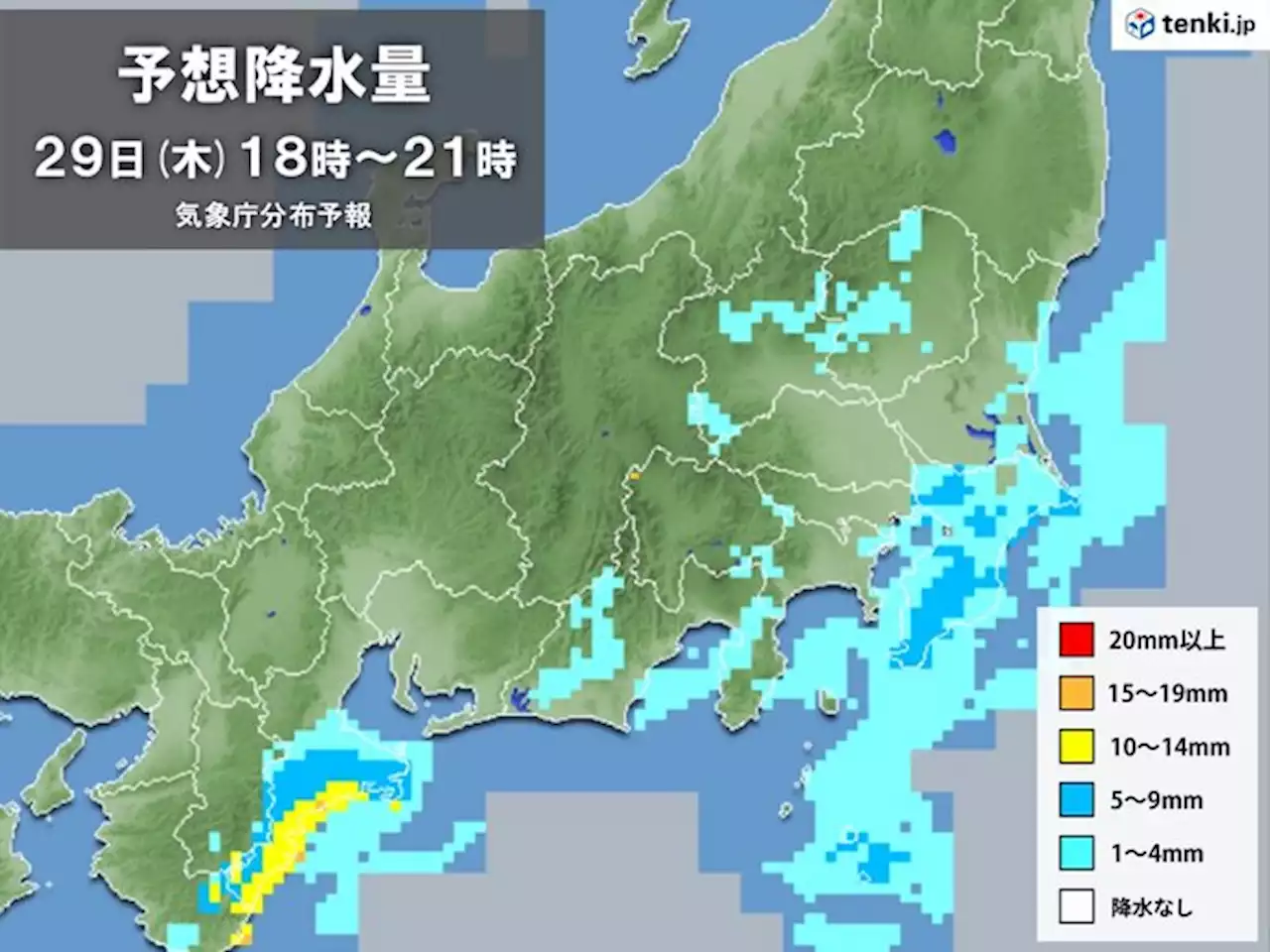 関東 にわか雨に注意 お帰りの時間帯 雨具と上着が必要(気象予報士 日直主任)