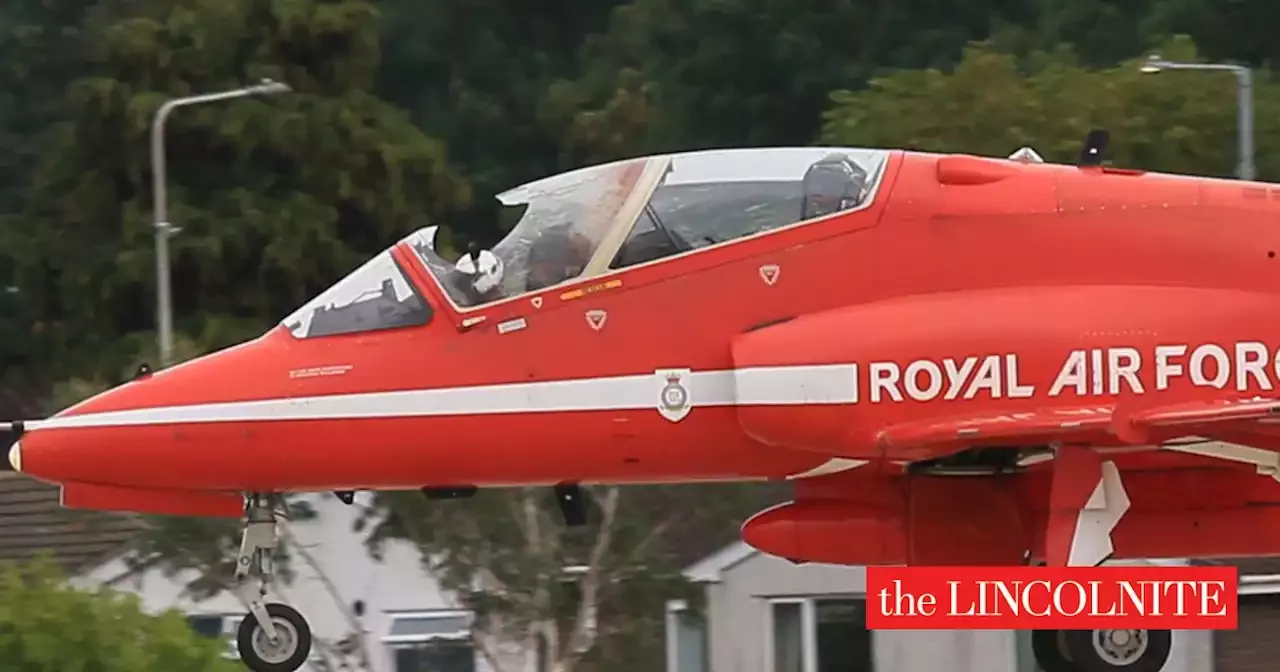 Dramatic nearmiss as bird strike smashes cockpit of Red Arrows jet