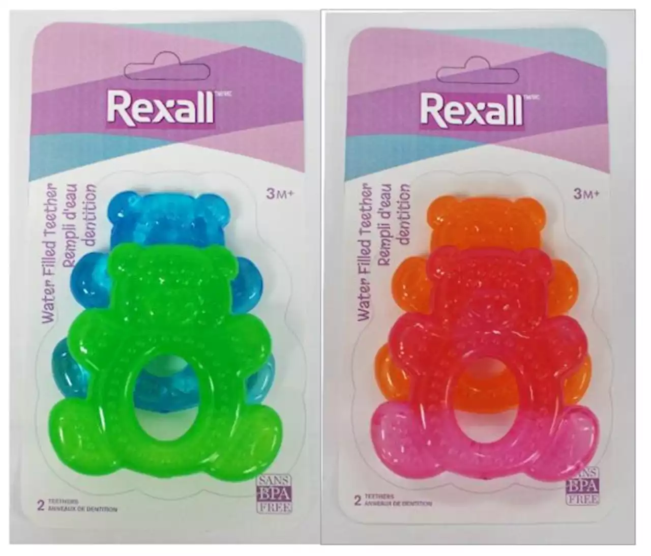 Rexall Water Filled Teether recalled due to microbial contamination - Canada.ca