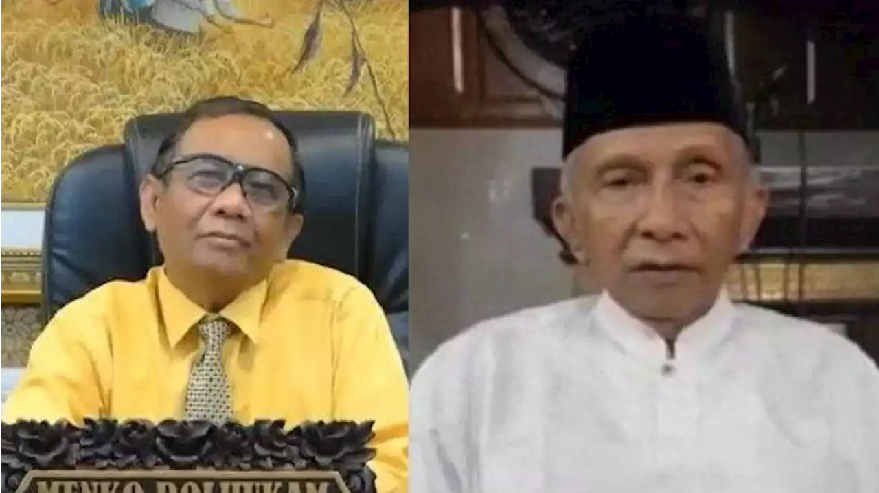 Amien Rais Koreksi Mahfud MD yang Kutip Pernyataannya soal Kasus KM 50, Singgung soal Kaisar Sambo - Tribunnews.com