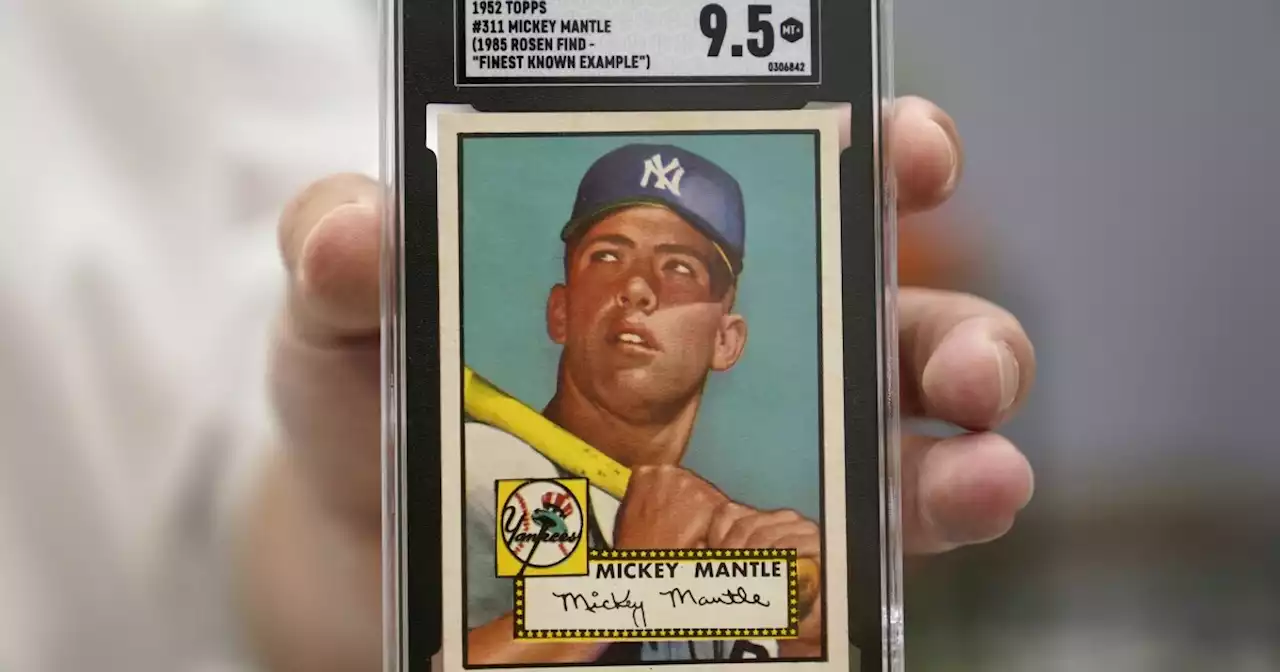 Mickey Mantle card breaks record, as sports memorabilia soar