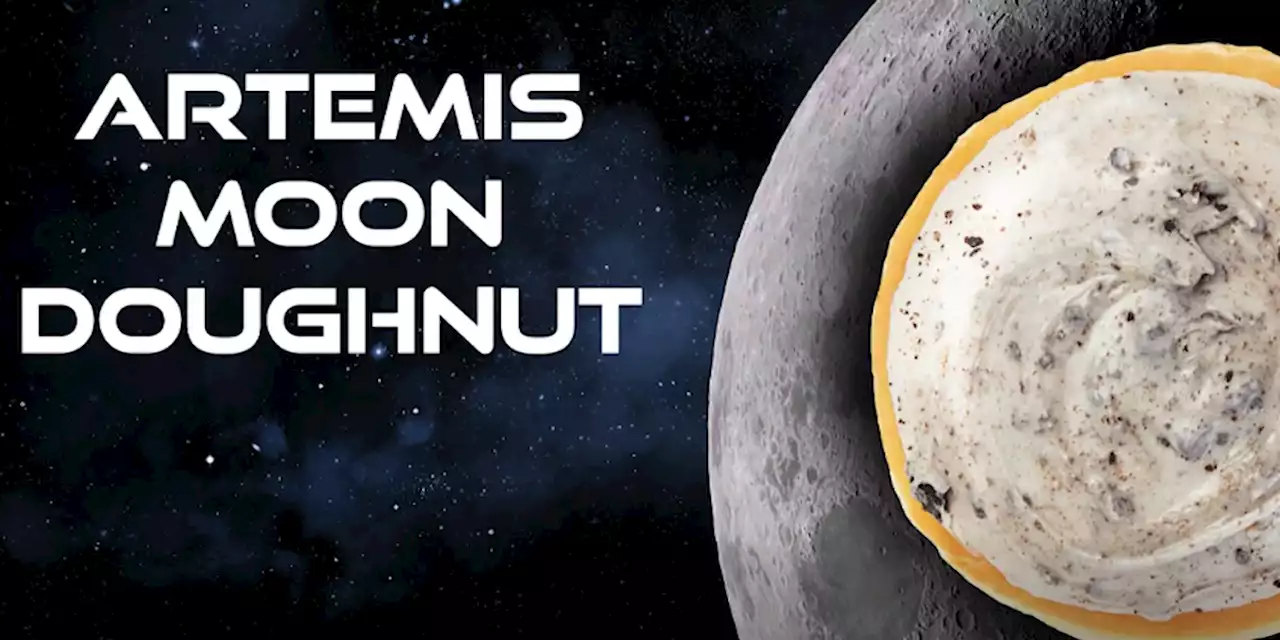 Krispy Kreme launches Artemis Moon doughnut