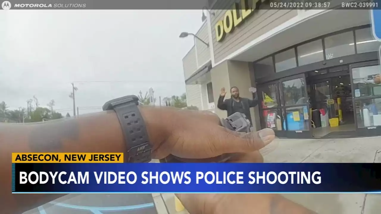 Bodycam video released of officer-involved shooting outside Absecon Dollar General