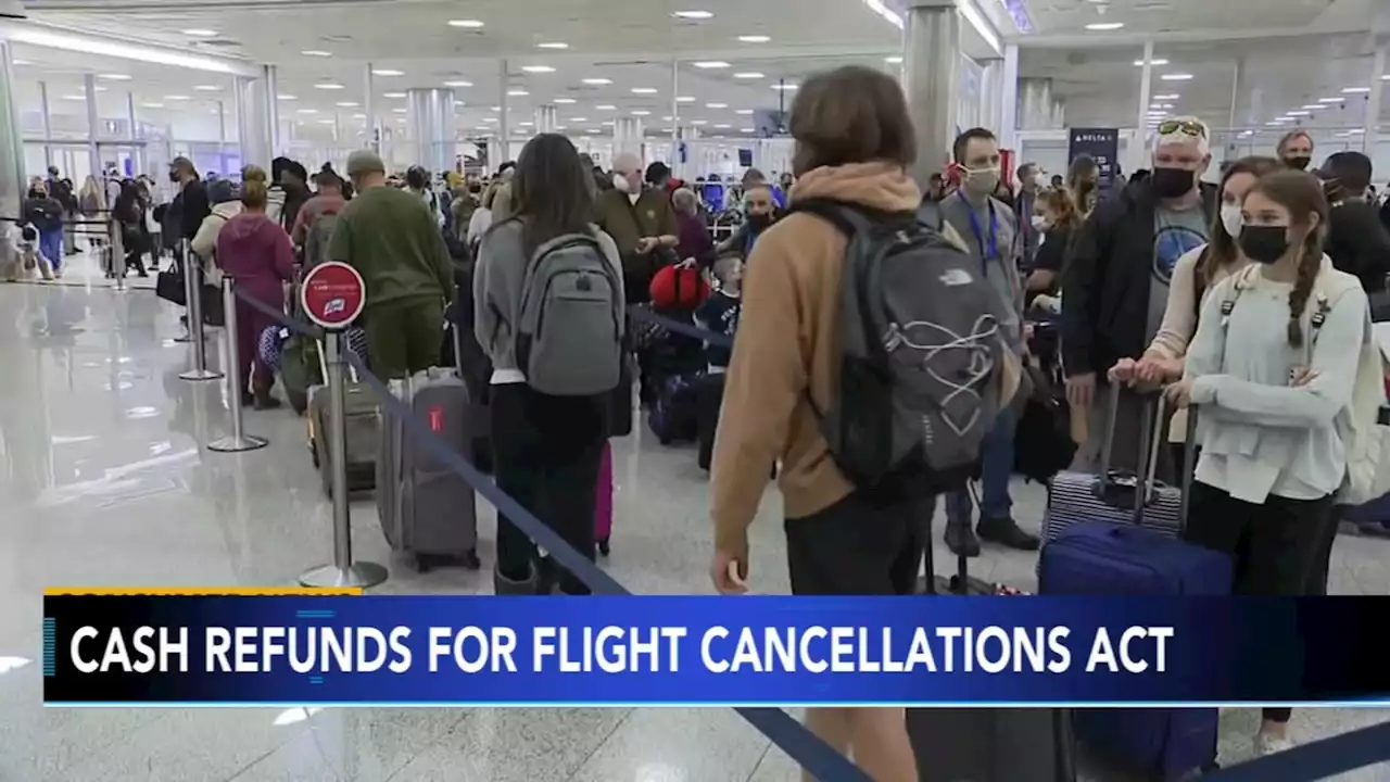 New legislation could bring cash refunds for canceled flights