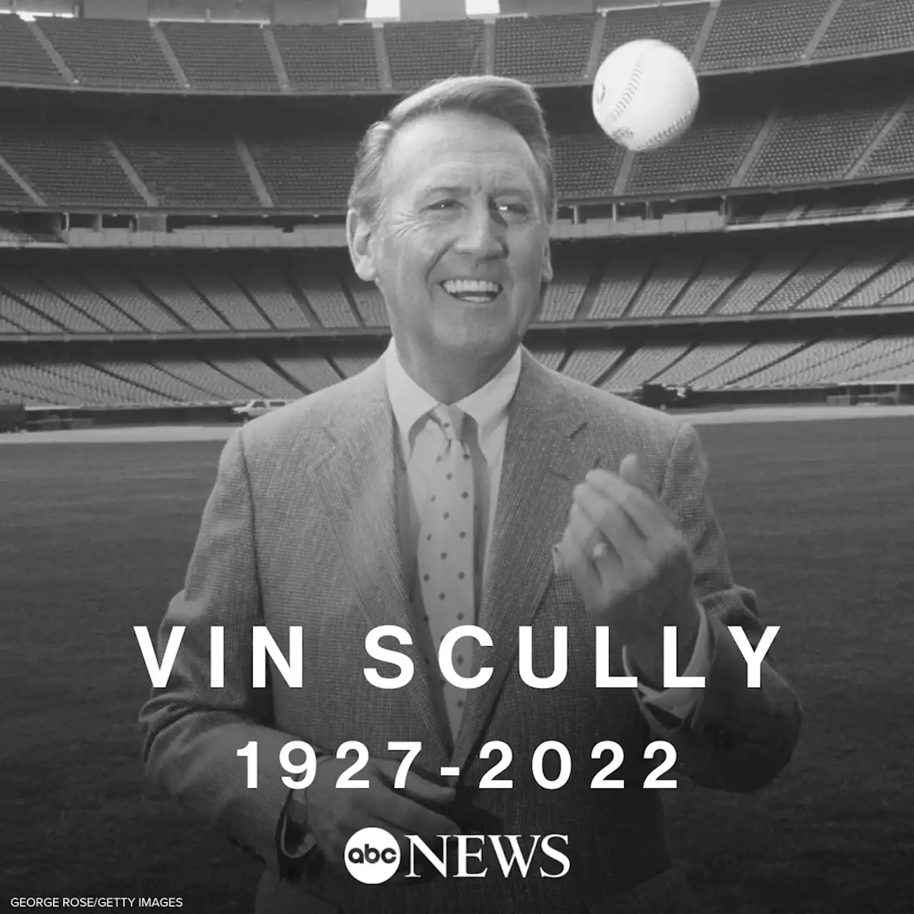 Vin Scully, Dodgers broadcaster for 67 years, dies at 94