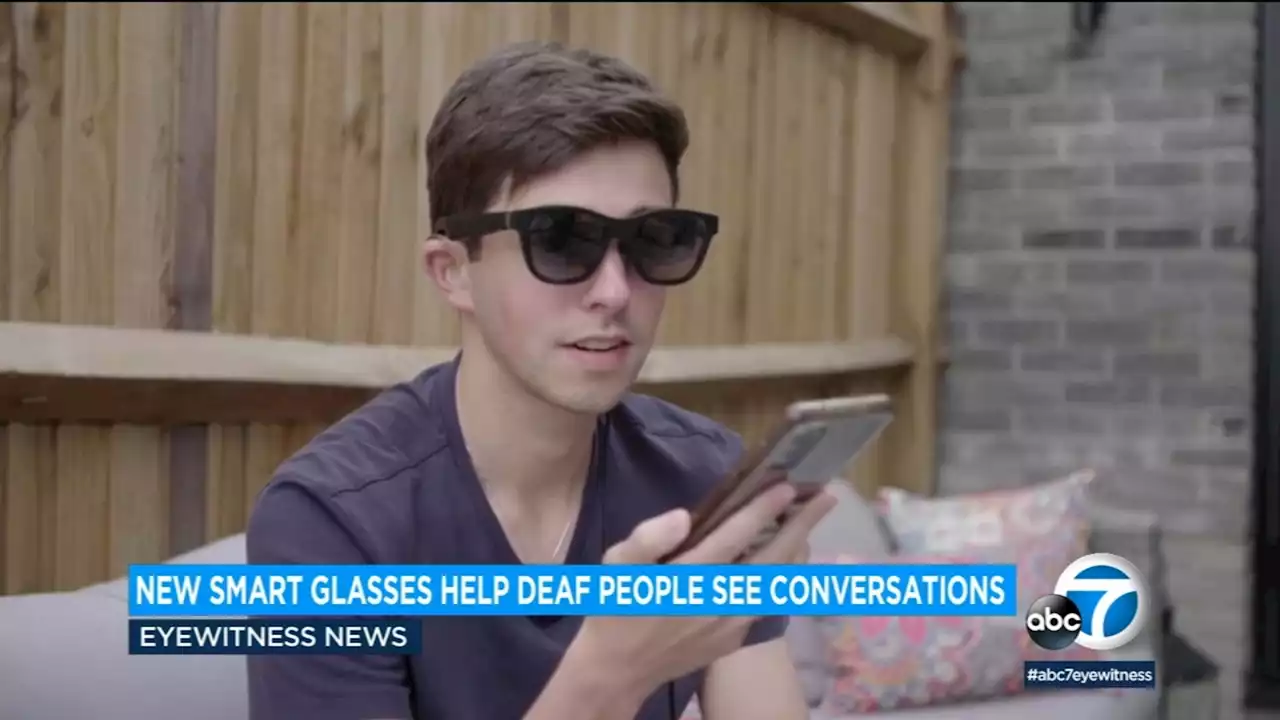 New smart tech glasses will allow deaf people to see real-time captions when talking to others