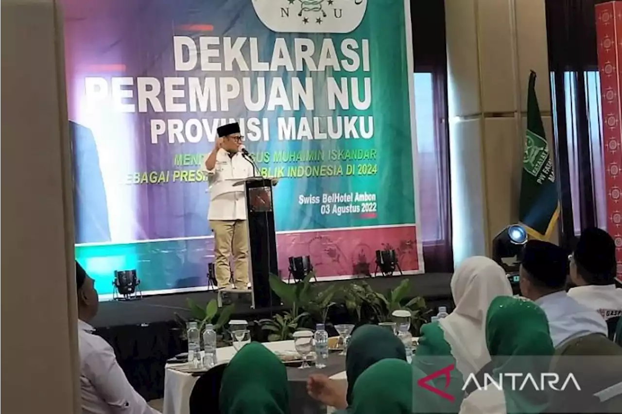 Sejumlah komponen di Maluku dukung Muhaimin maju Capres 2024