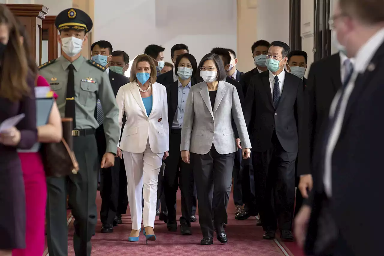 Pelosi says US will not abandon Taiwan as China protests