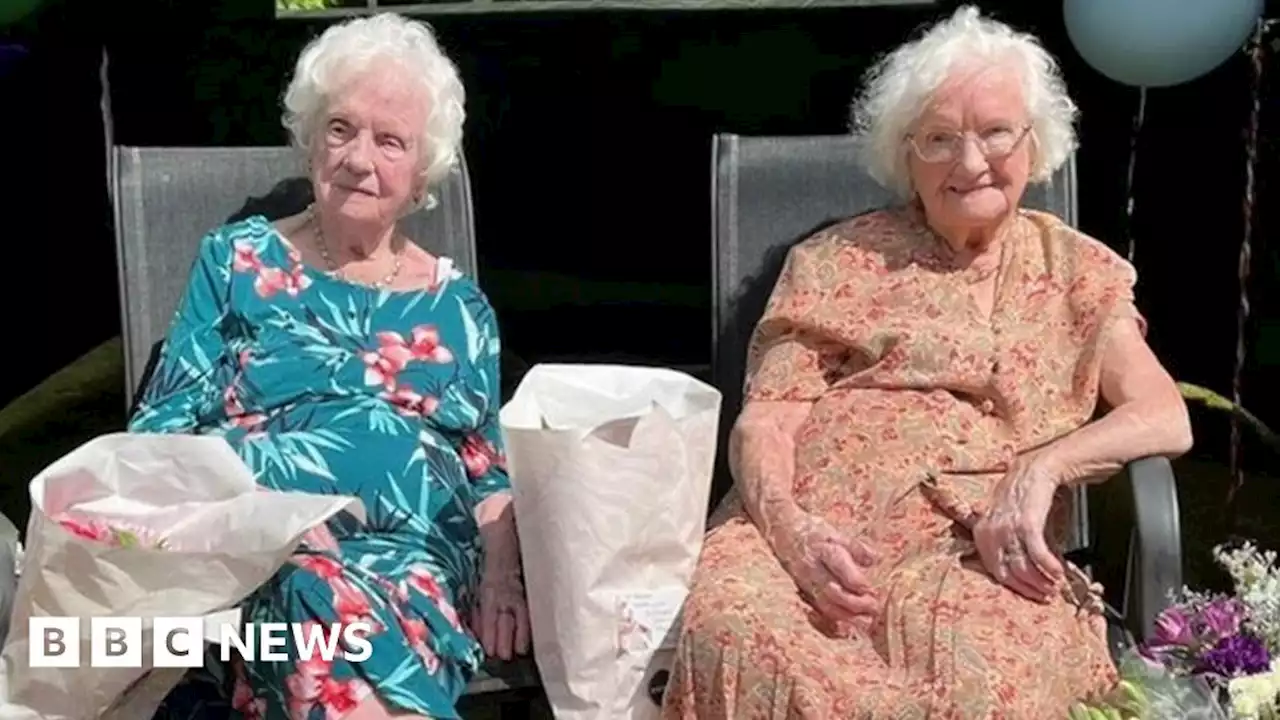 Stockport twins share secret to long life on 103rd birthday