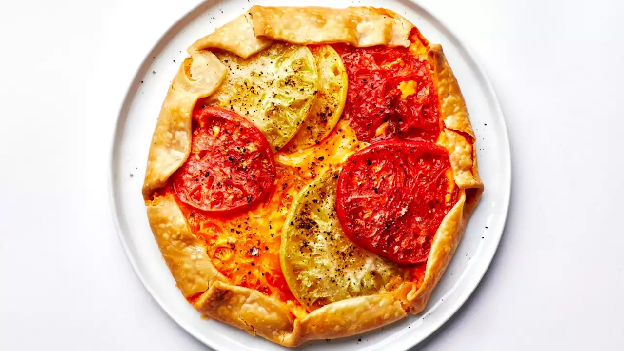 This Tomatoey, Cheesy Galette Needs Only 3 Ingredients