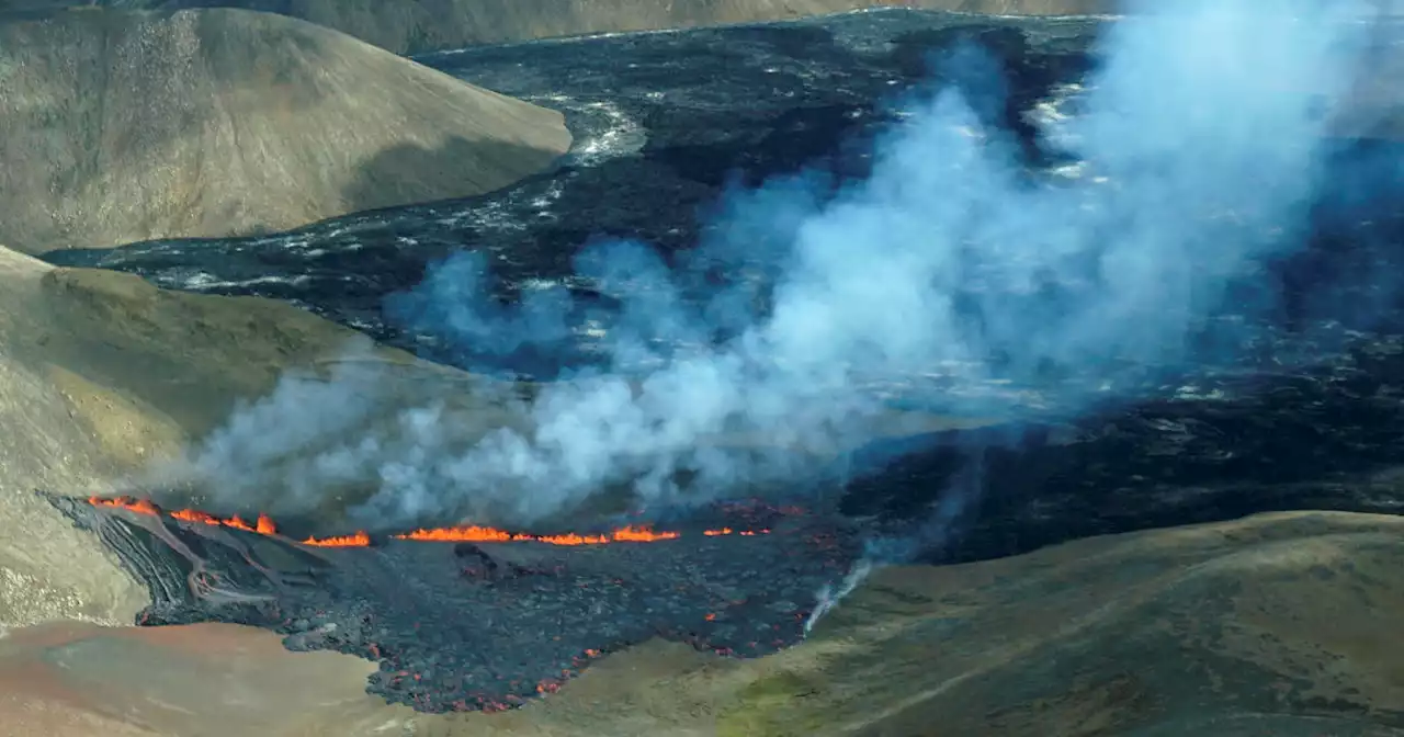 Volcano near Iceland's main airport erupts again after series of earthquakes