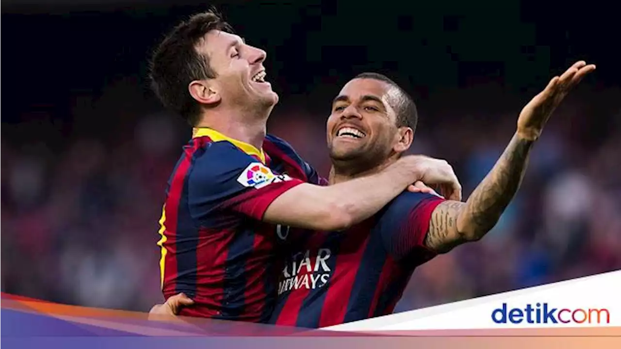 Khawatirkah Dani Alves Rekor Trofinya Dilewati Lionel Messi?