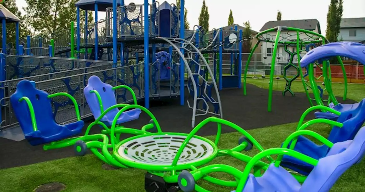 Calgary home to 10 new inclusive, accessible playgrounds - Calgary | Globalnews.ca