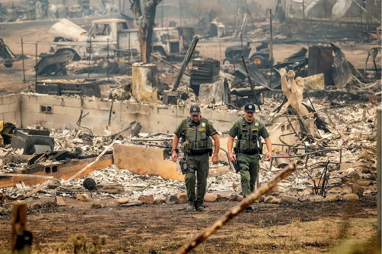 California Wildfire Wipes Out Scenic Town with 100-Year-Old Homes