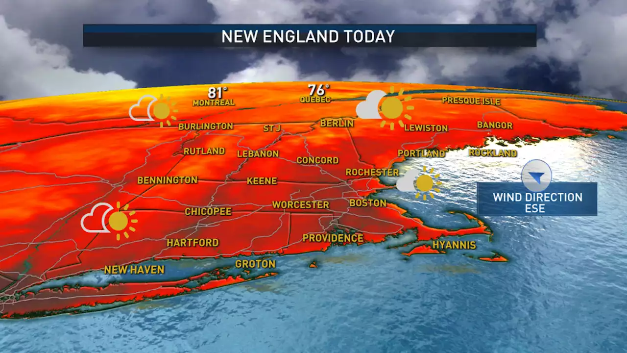 100 Degree High Temperatures Coming for Parts of New England Thursday