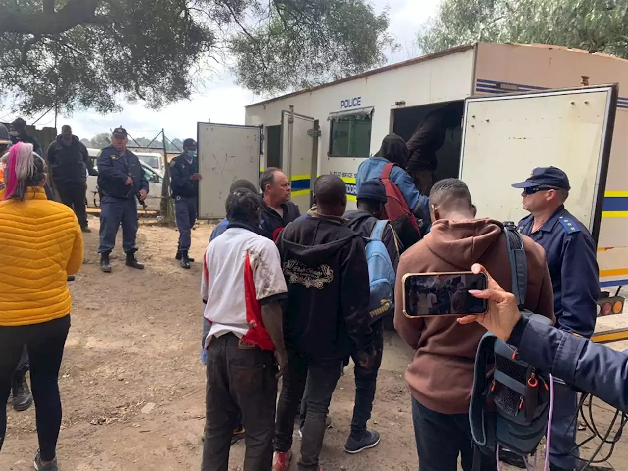 Zama-zama crackdown: Police on warpath against illegal mining after West Rand raid nets 40 arrests | News24