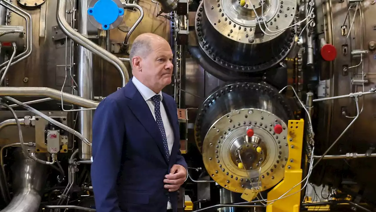 Gas-Turbine kann laut Scholz jederzeit geliefert werden