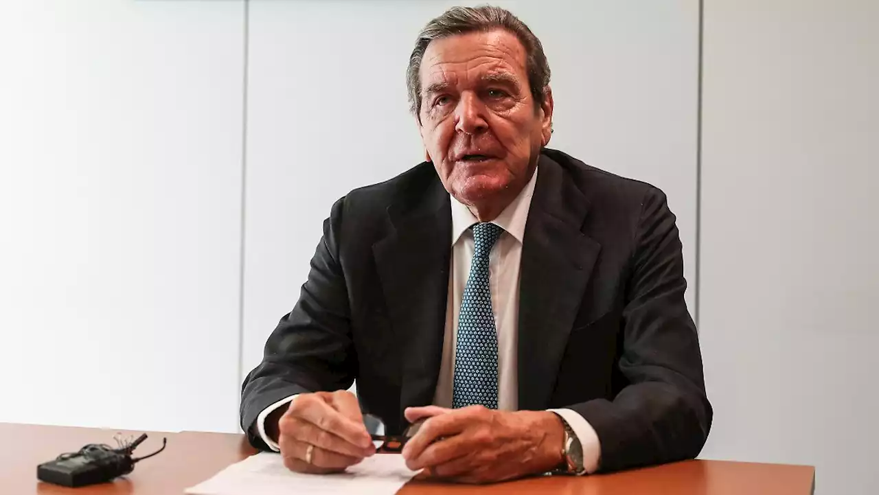 Schröder: 'Der Kreml will eine Verhandlungslösung'