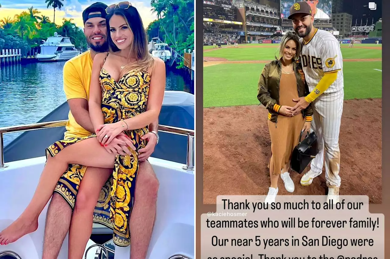 Eric Hosmer’s wife Kacie says goodbye to Padres after Red Sox trade