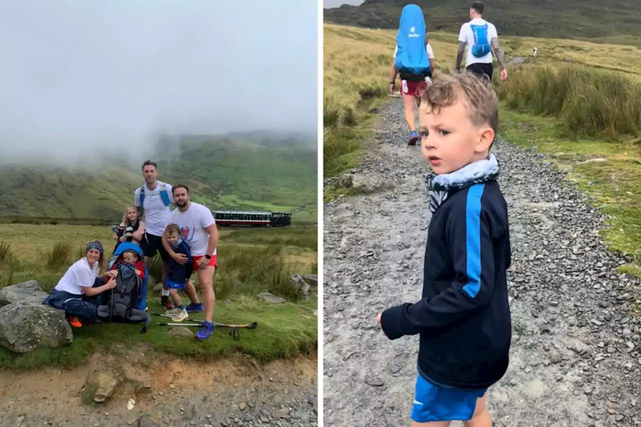 Everest enthusiast five-year-old climbs Snowdon for heart hospital