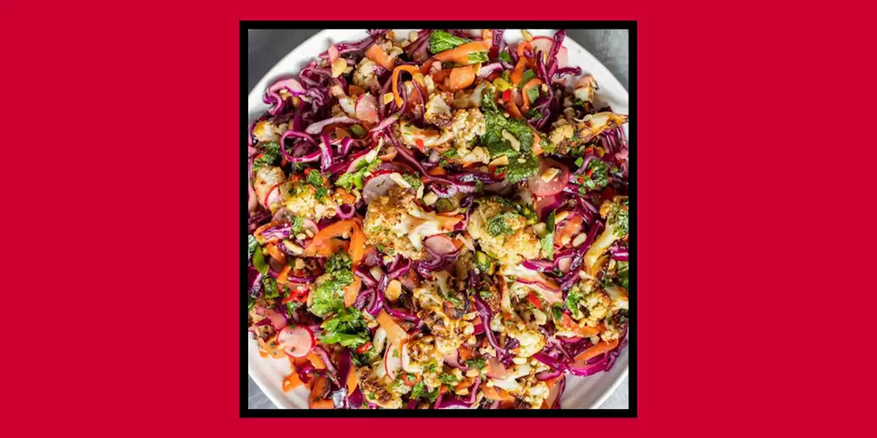 A super simple cauliflower and peanut salad recipe for warmer days salad