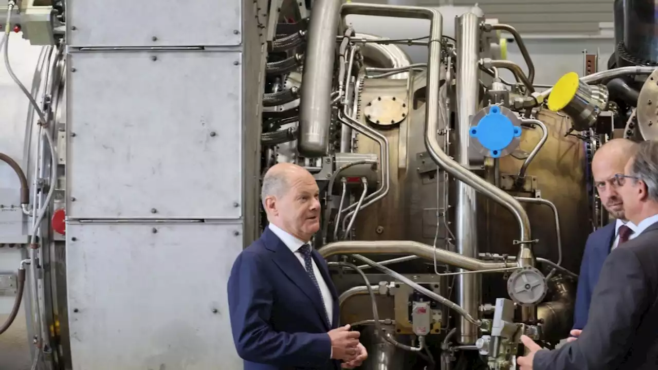 Ukraine News: Scholz besichtigt Siemens-Turbine